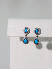Blue Reverie Turquoise Drop Earrings