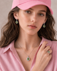 Springveil Peridot Earrings