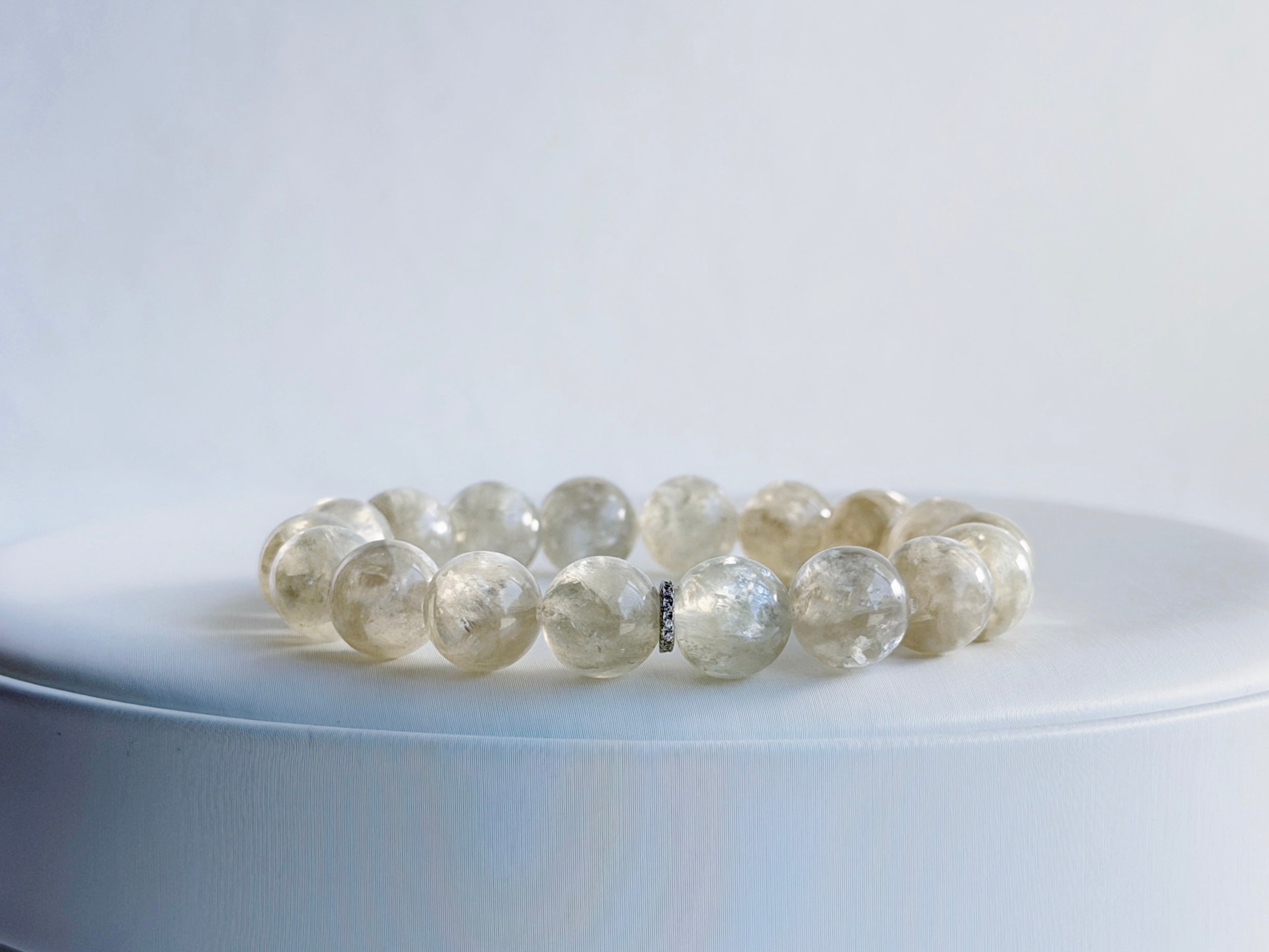 Silver Mist Mica Quartz Bracelet
