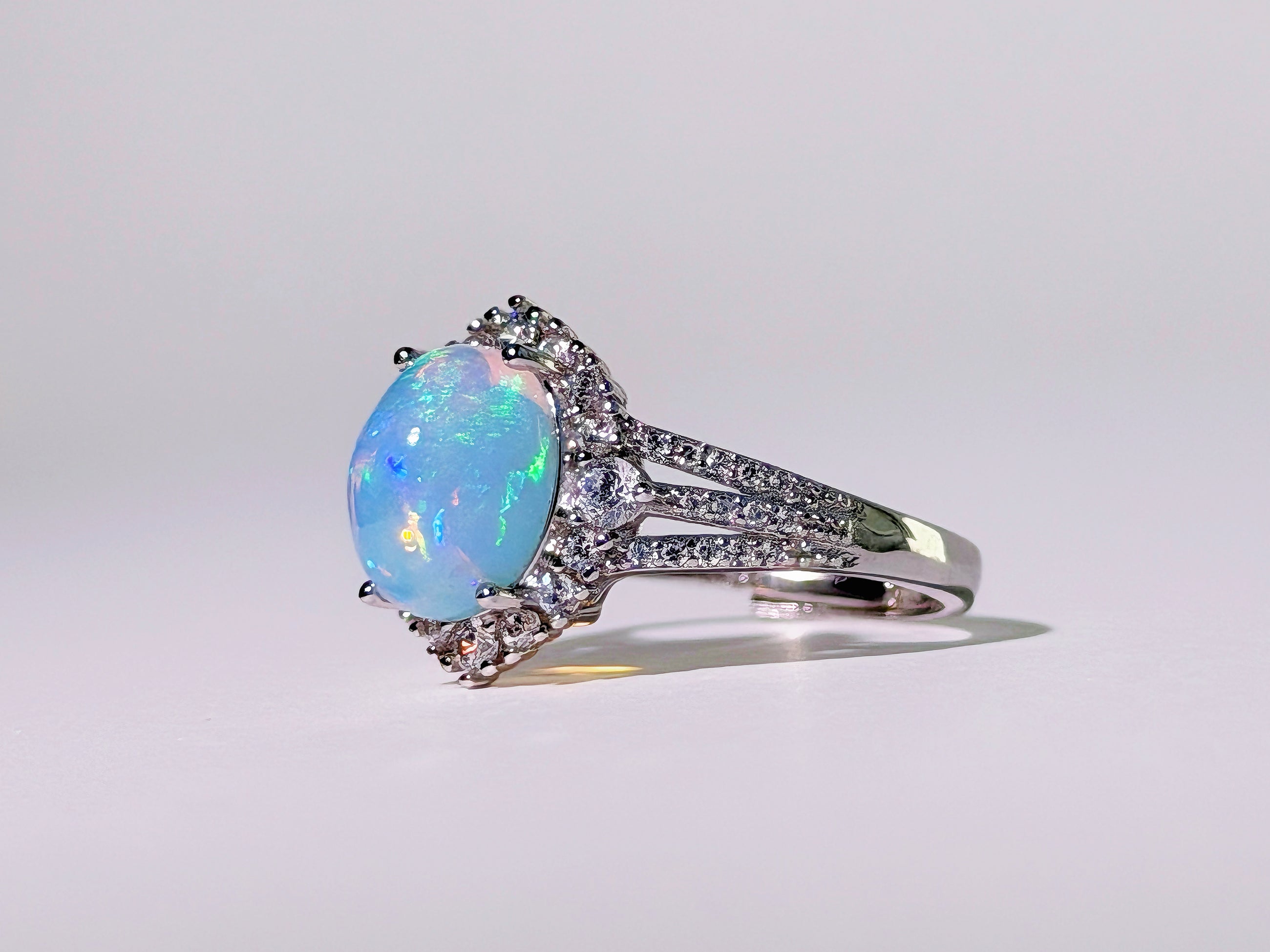 Aurora Opal Ring