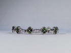 Verdant Clover Chrome Diopside Bracelet
