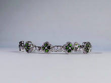 Verdant Clover Chrome Diopside Bracelet