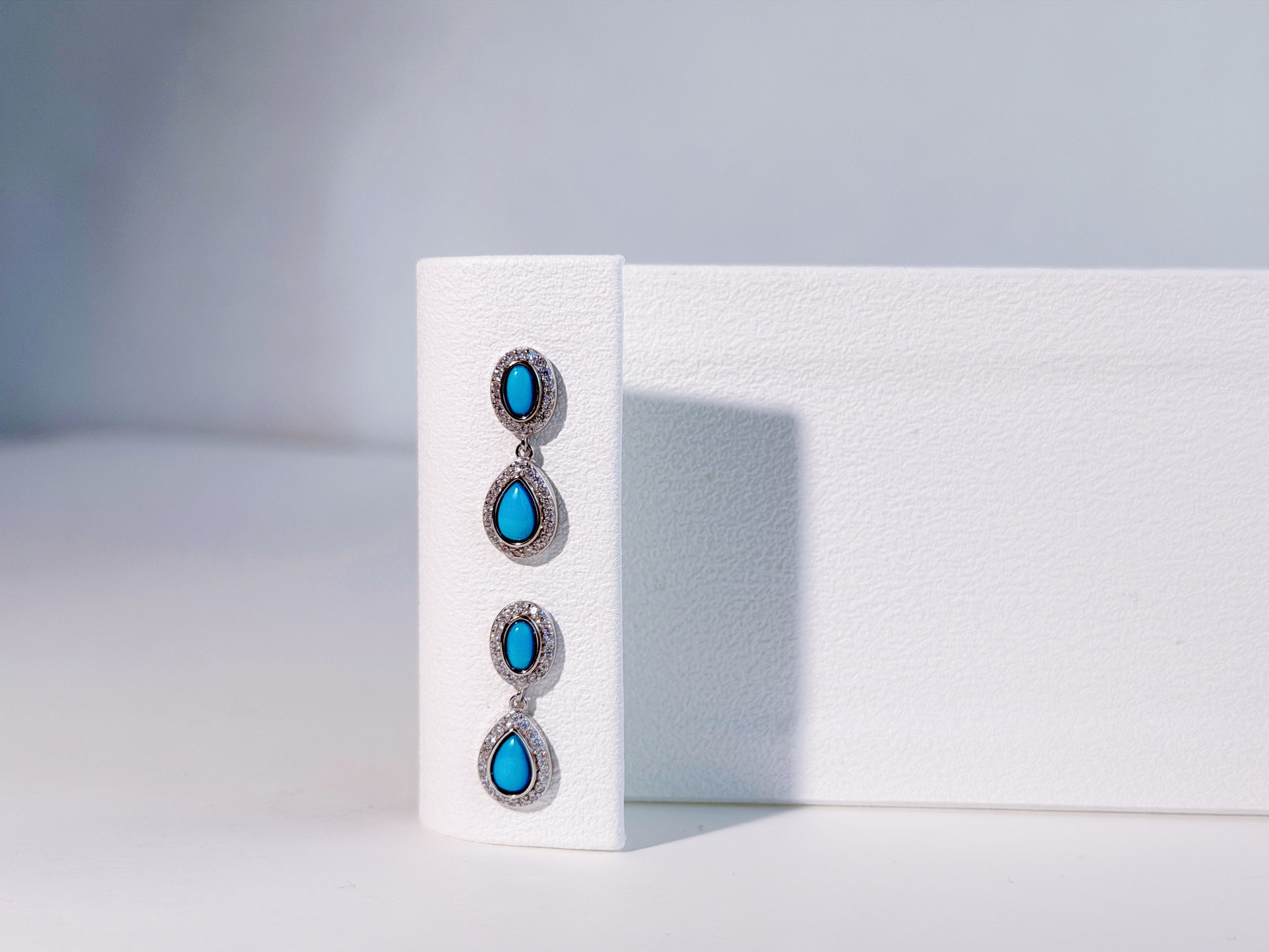 Blue Reverie Turquoise Drop Earrings