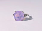 Moonveil Lavender Quartz Ring