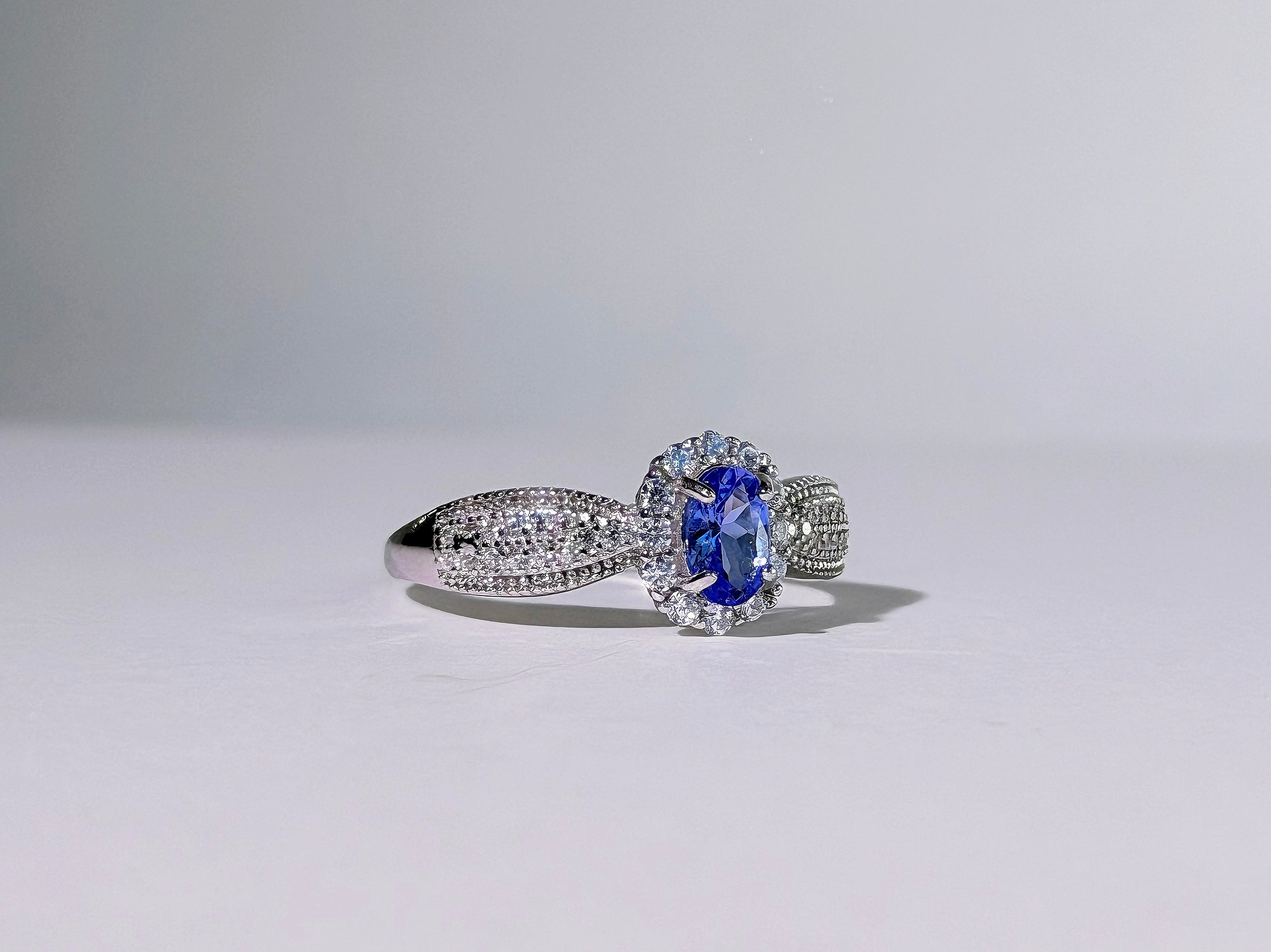 Violet Crown Tanzanite Ring