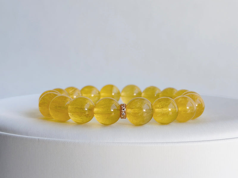 Golden Silk Fluorite Bracelet