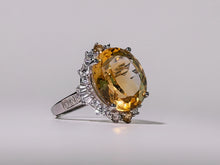Golden Solstice Citrine Ring