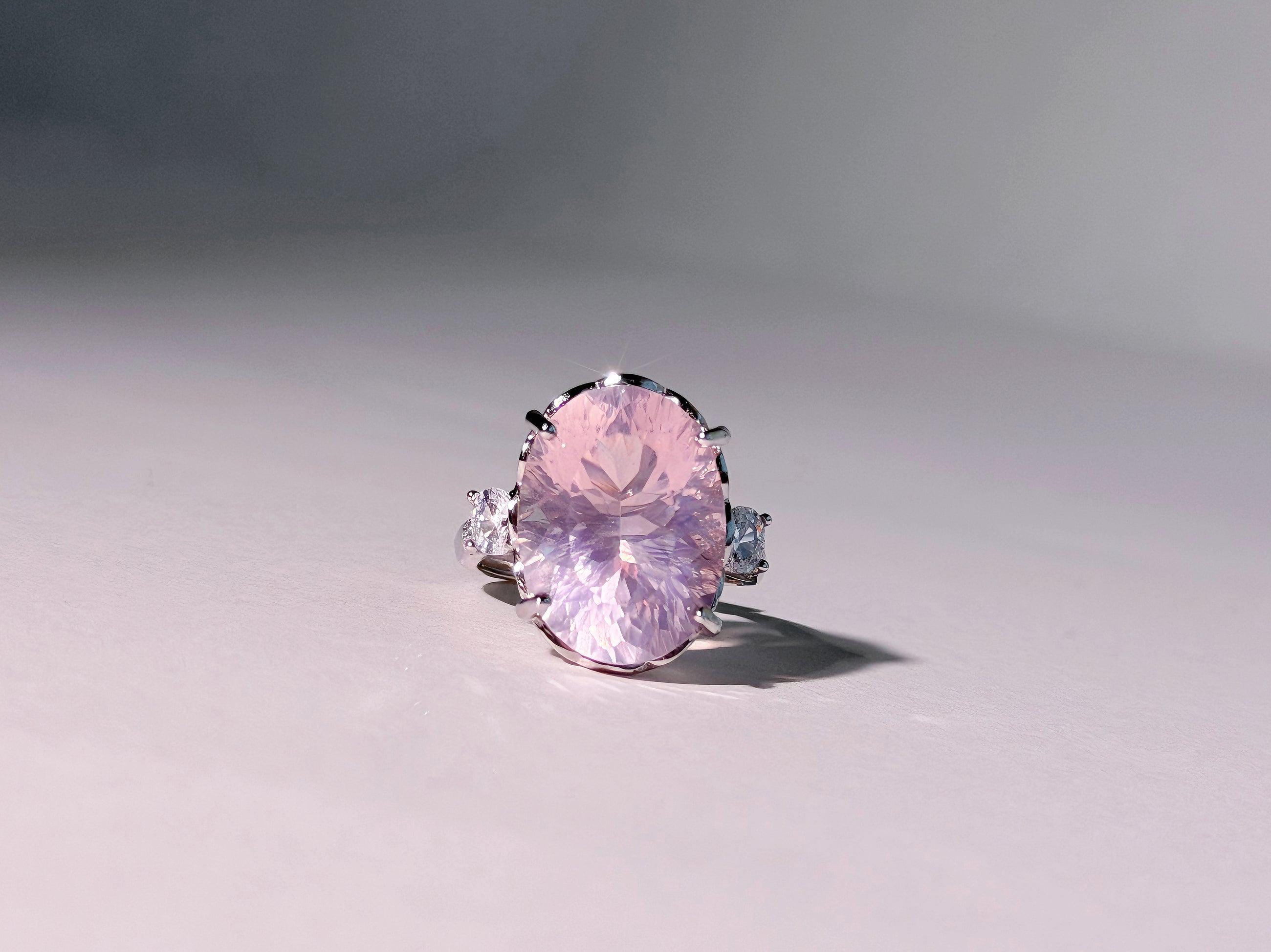 Moonblush Rose Quartz Ring