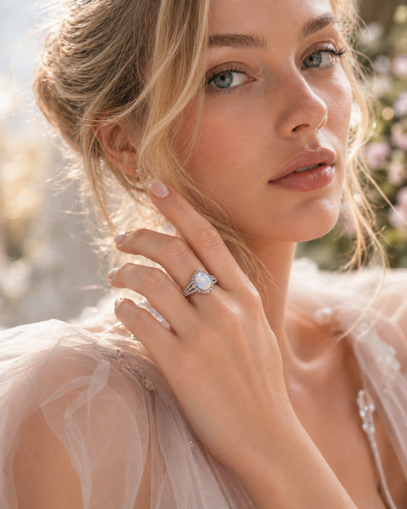Aurora Opal Ring