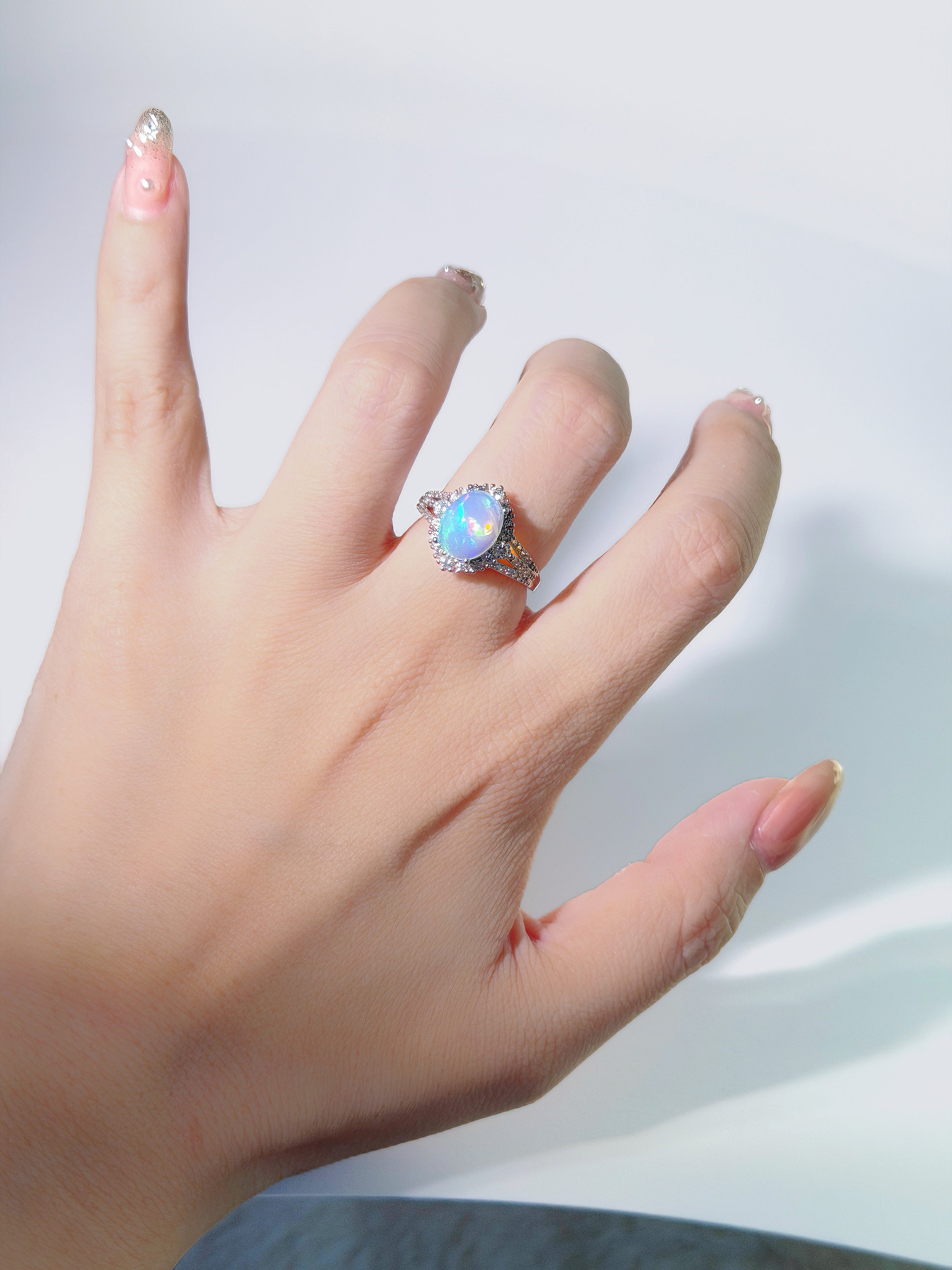 Aurora Opal Ring