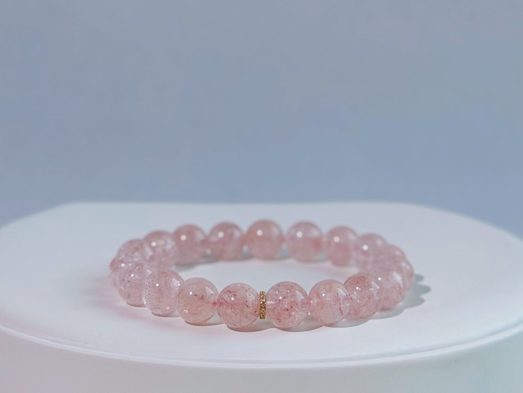 Blush Reverie Pink Azeztulite Bracelet