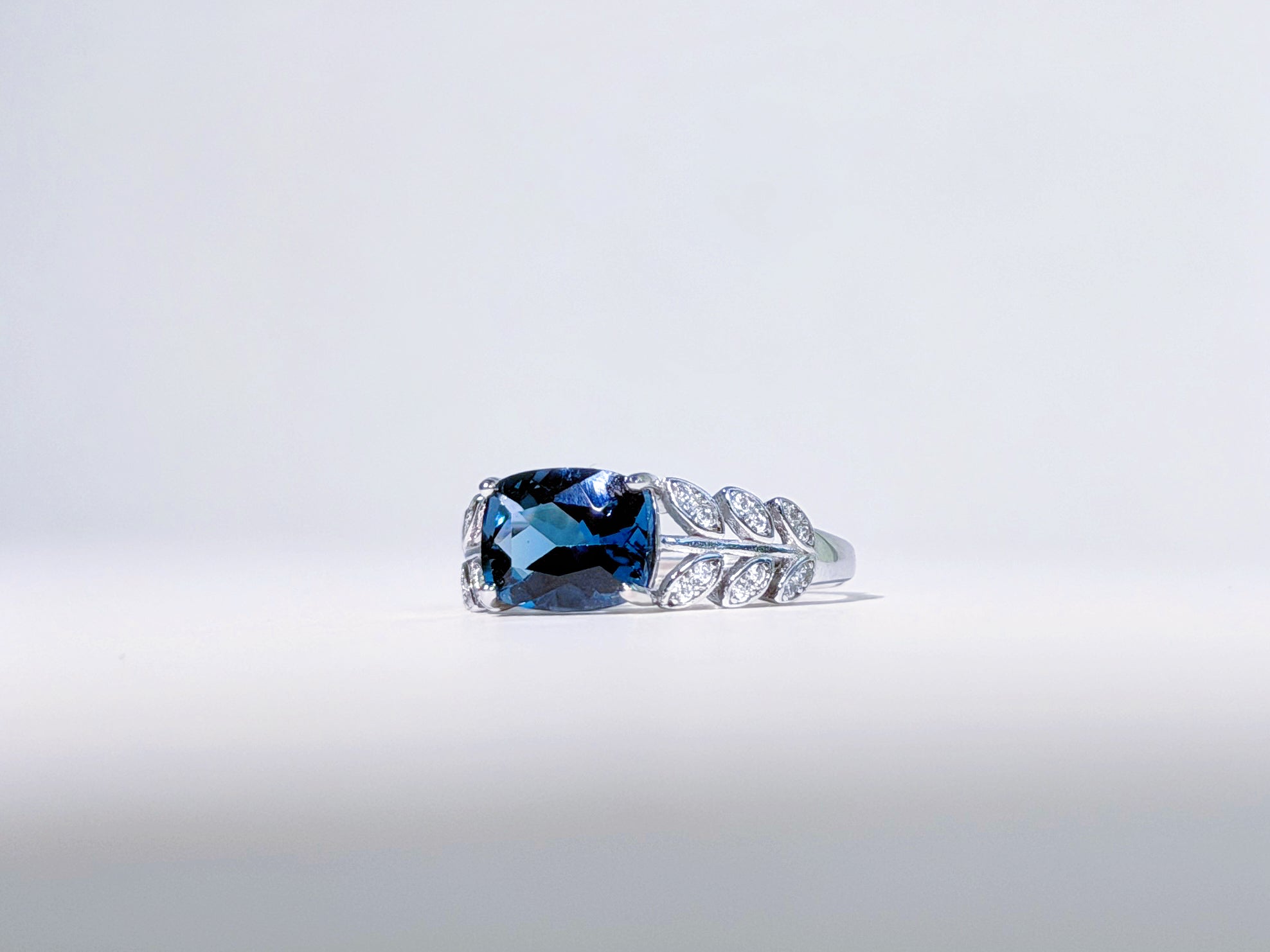 Nightleaf London Blue Topaz Ring