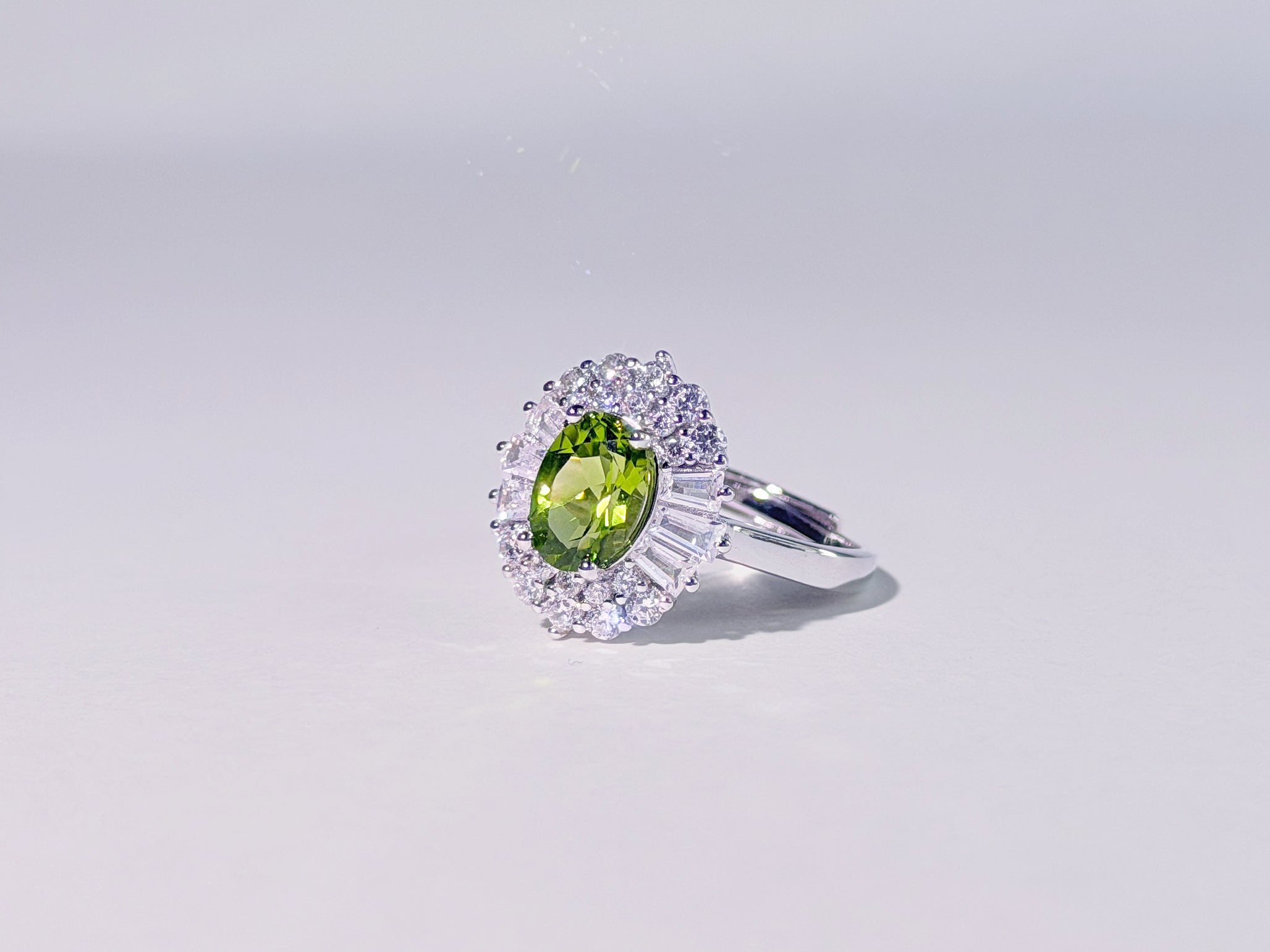 Springveil Peridot Ring