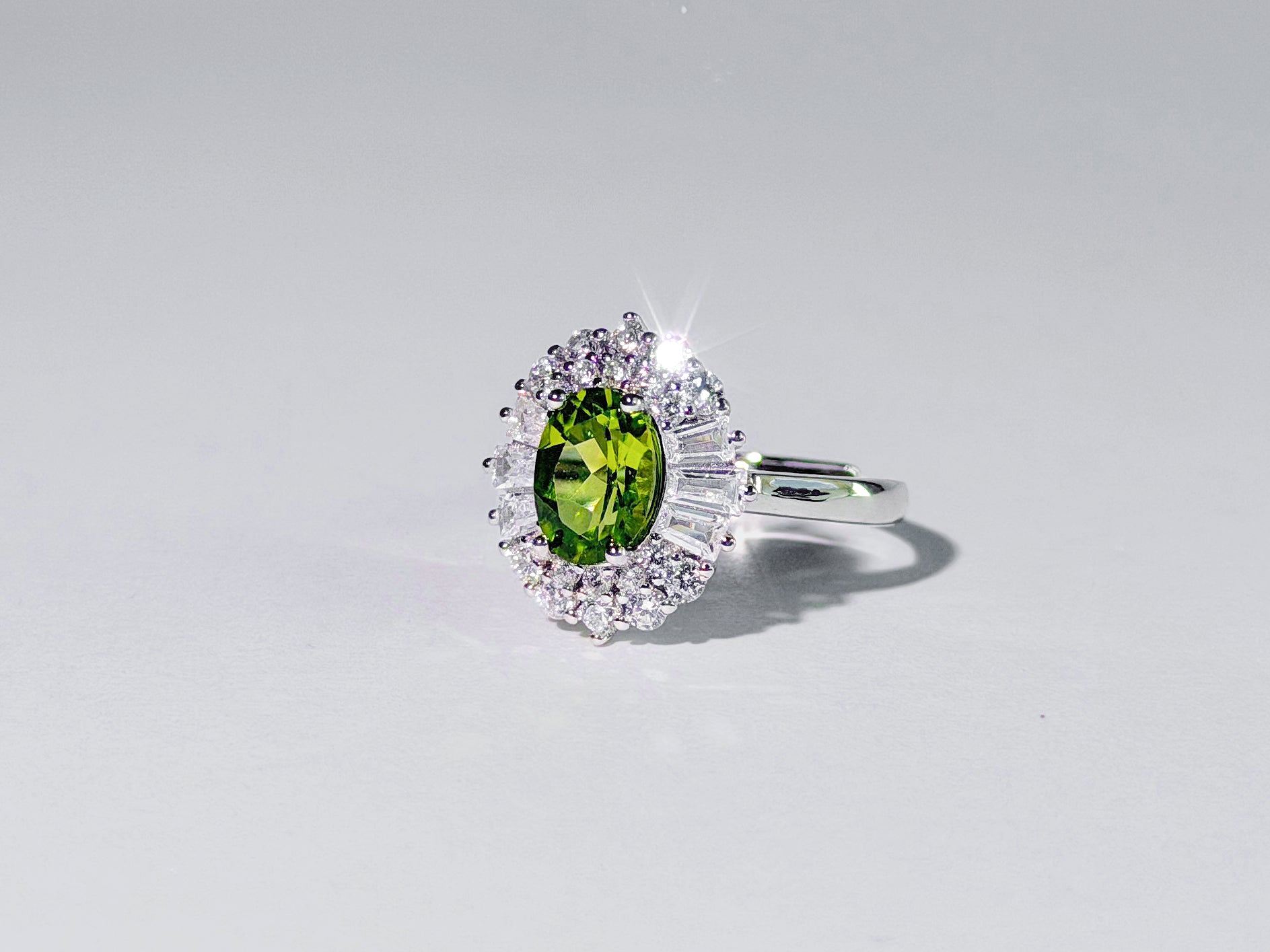 Springveil Peridot Ring