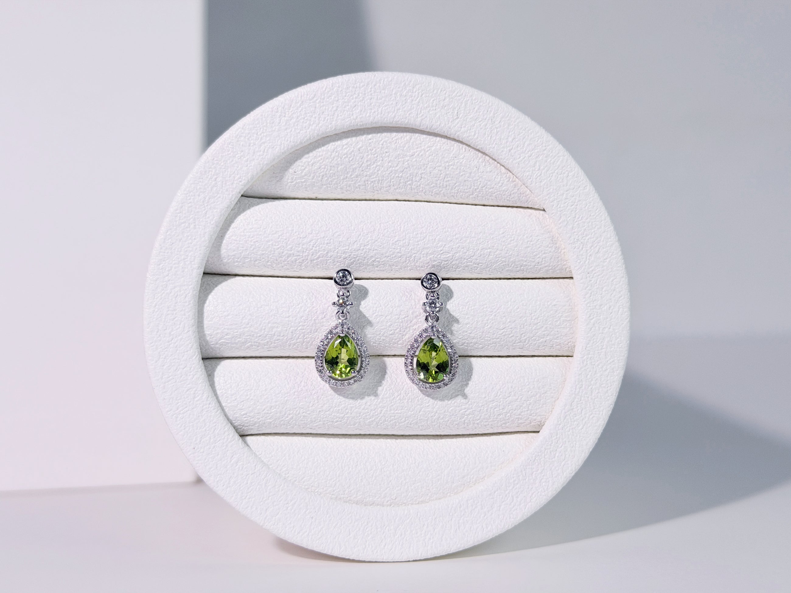 Springveil Peridot Earrings