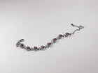 Rosé Heartline Garnet Bracelet