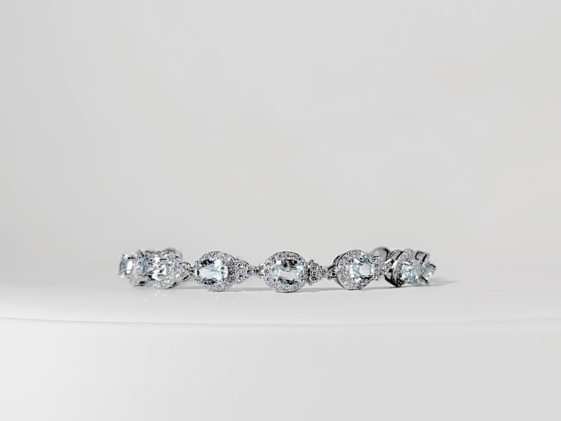 Celestine Aquamarine Bracelet