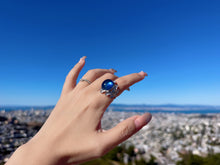 Ocean Veil Aquamarine Ring