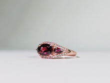 Rosefire Pyrope Garnet Ring