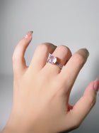 Blush Meridian Rose Quartz Ring
