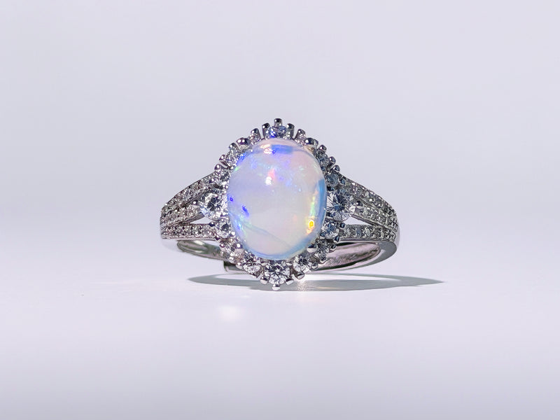 Aurora Opal Ring