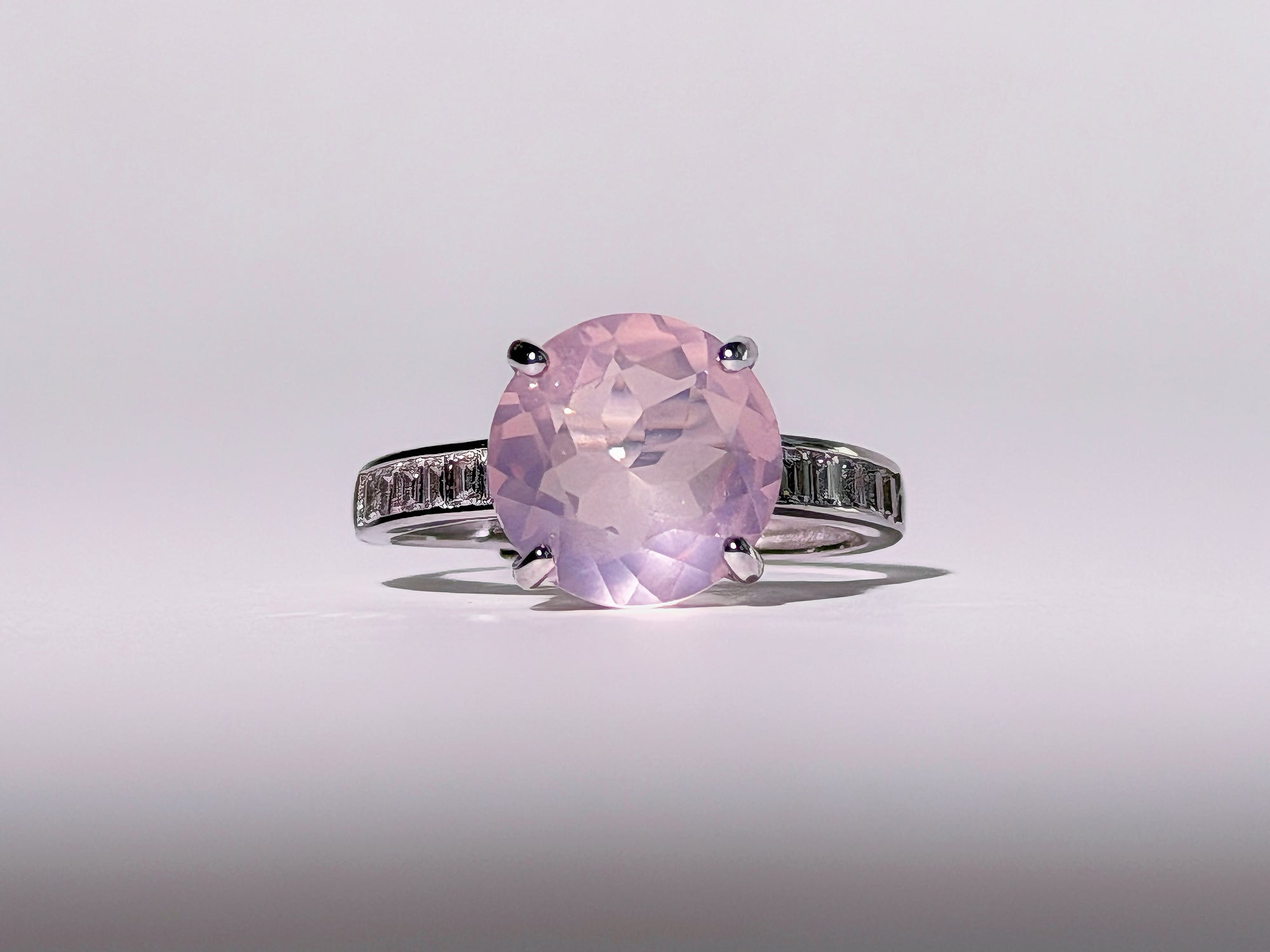 Blush Meridian Rose Quartz Ring