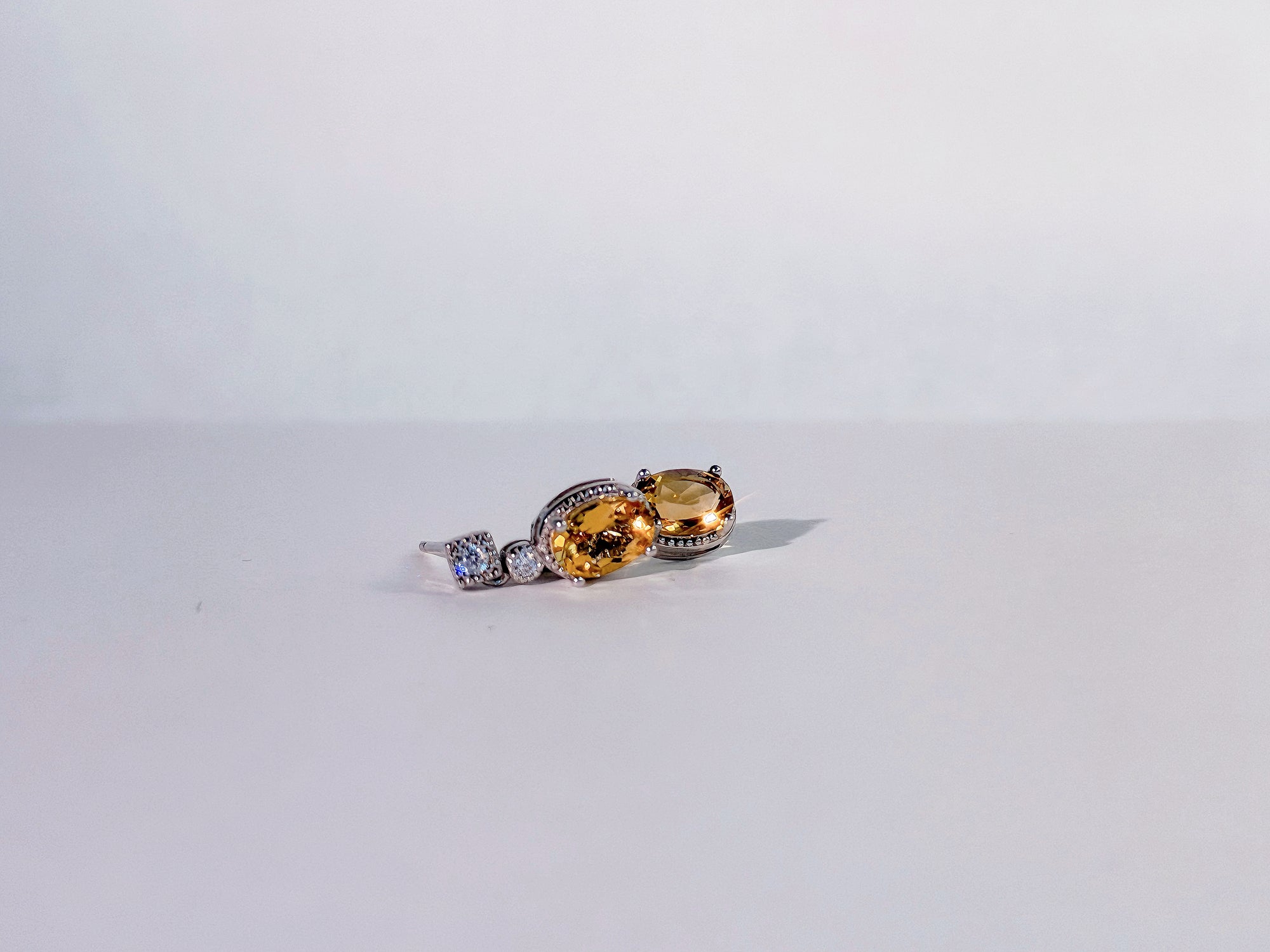 Solara Citrine Drop Earrings