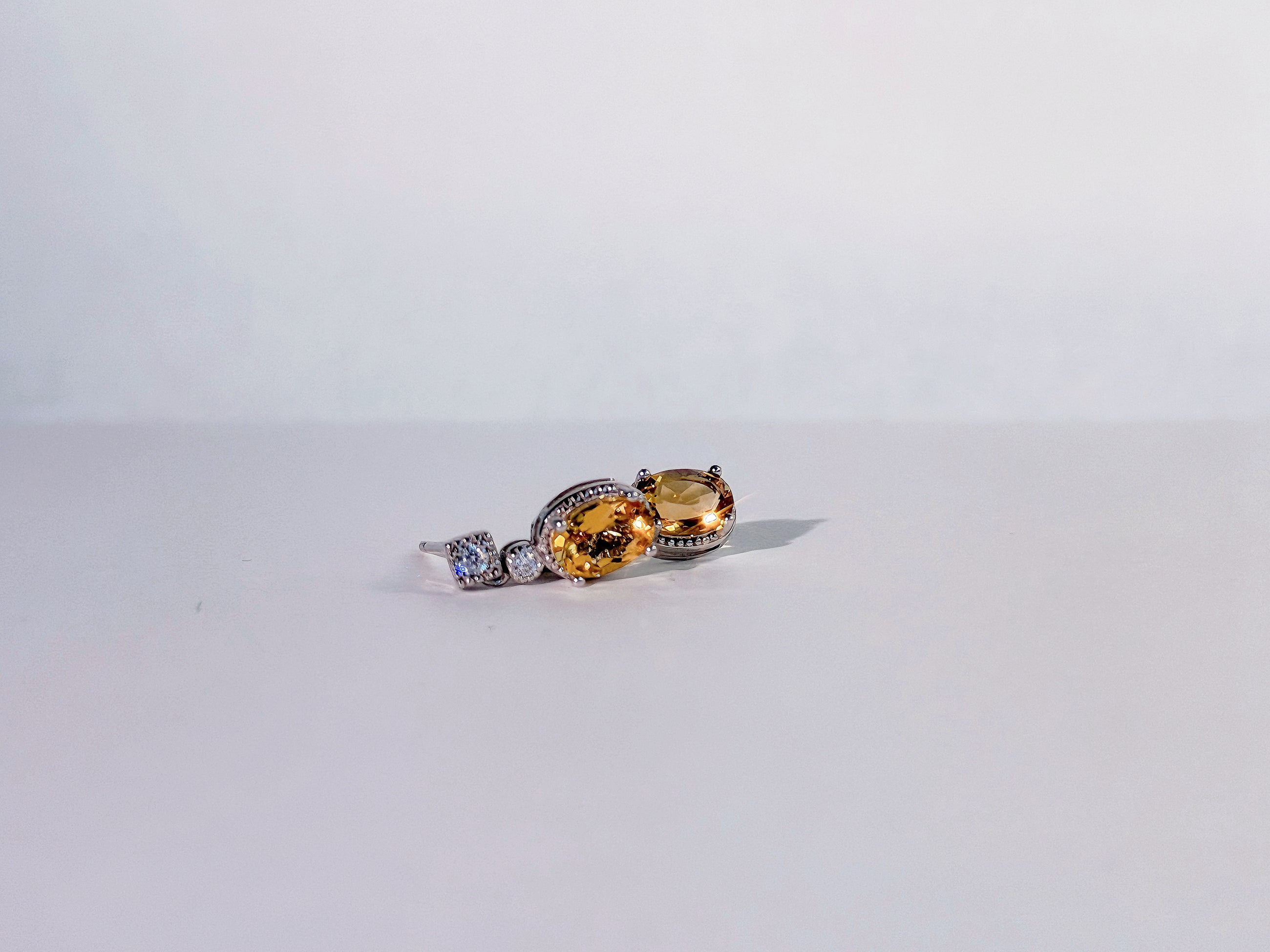 Solara Citrine Drop Earrings