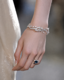 Nocturne Plume London Blue Topaz Ring