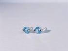 Sky Prism Blue Topaz Stud Earrings