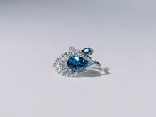 Nocturne Plume London Blue Topaz Ring