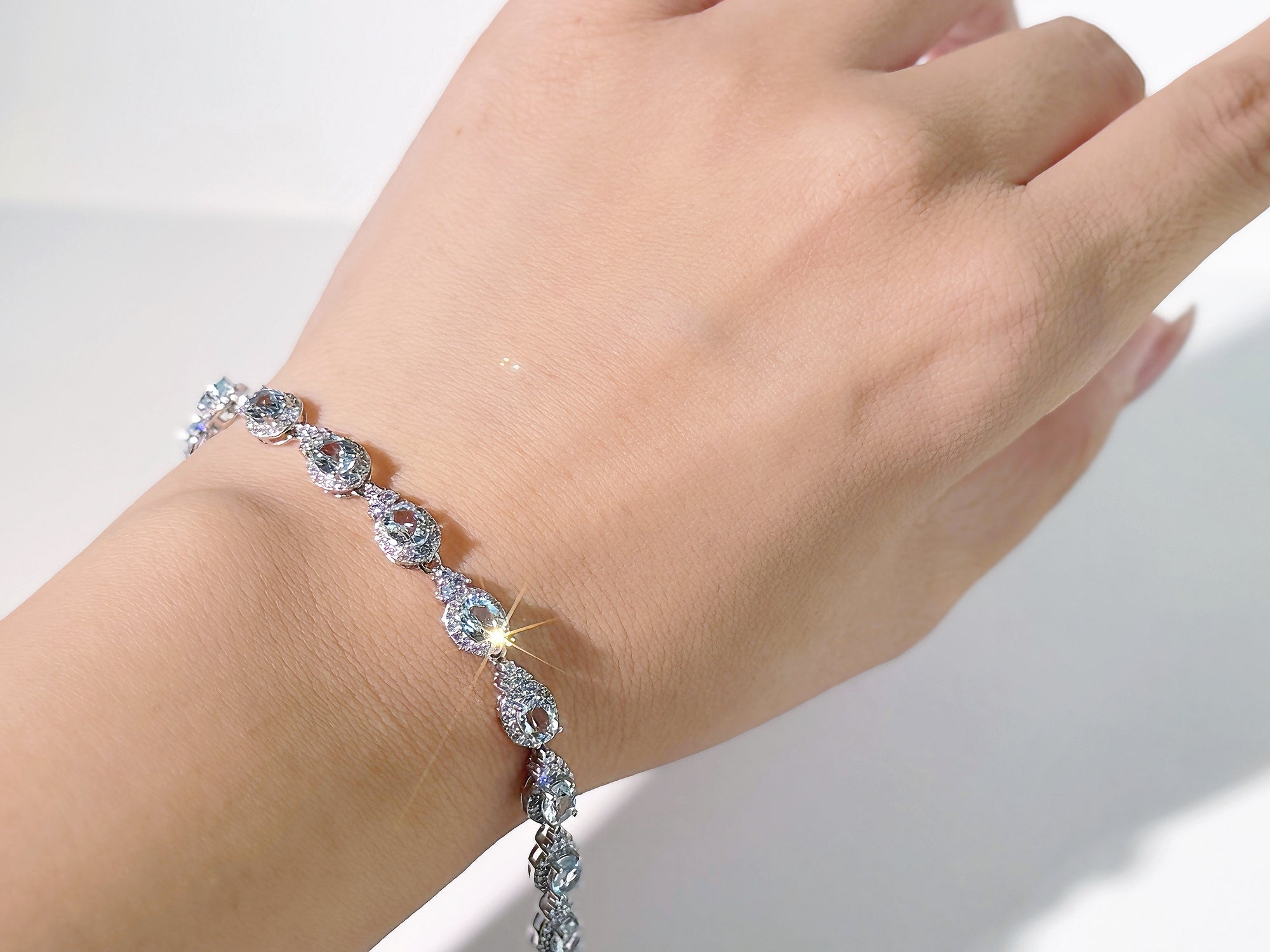 Celestine Aquamarine Bracelet