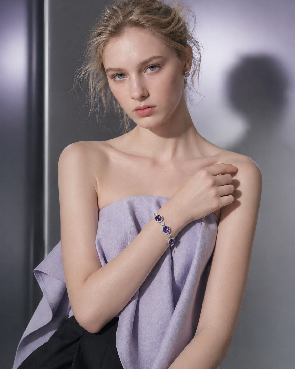 Amethyst Celestia Bracelet