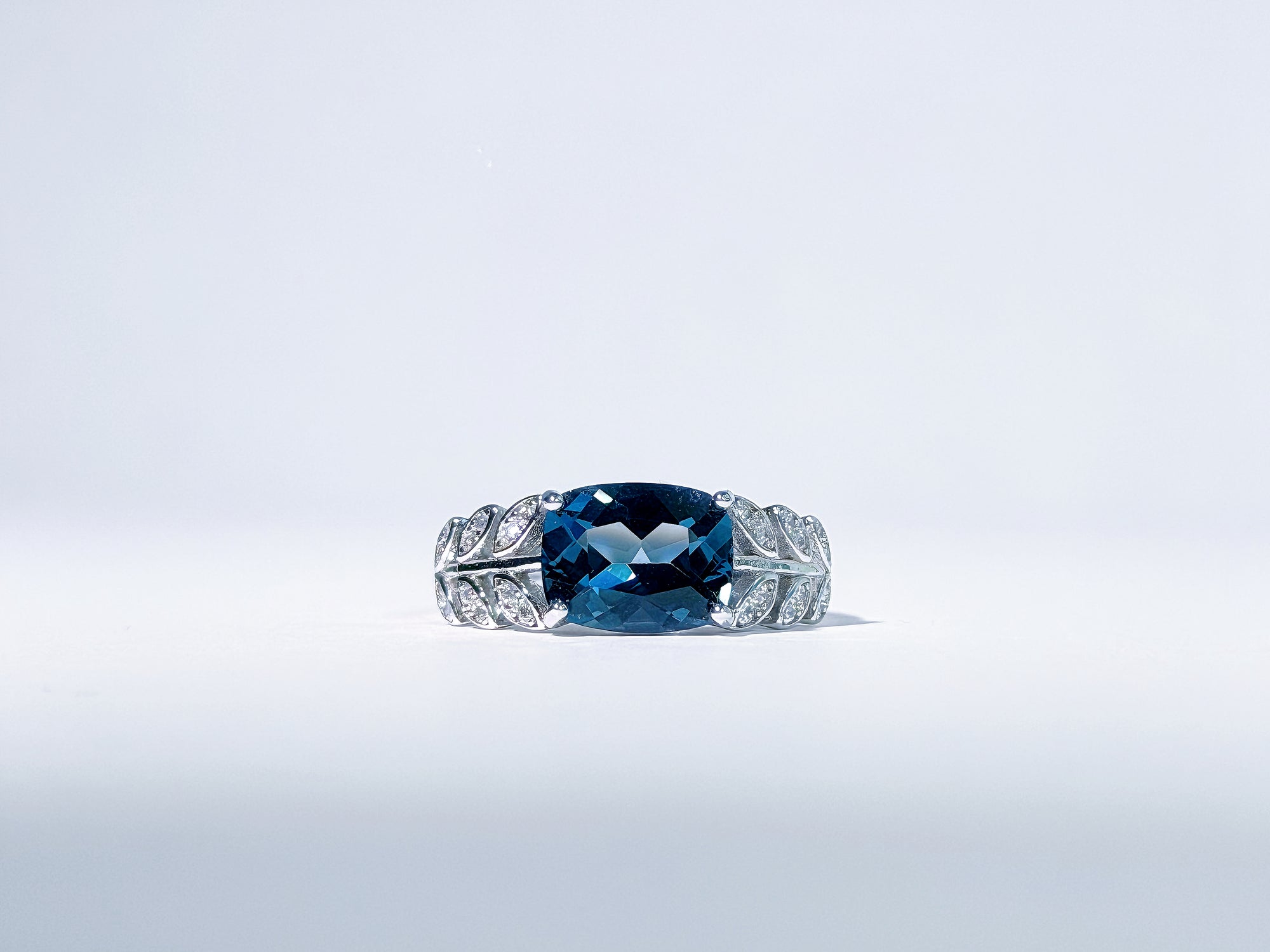 Nightleaf London Blue Topaz Ring