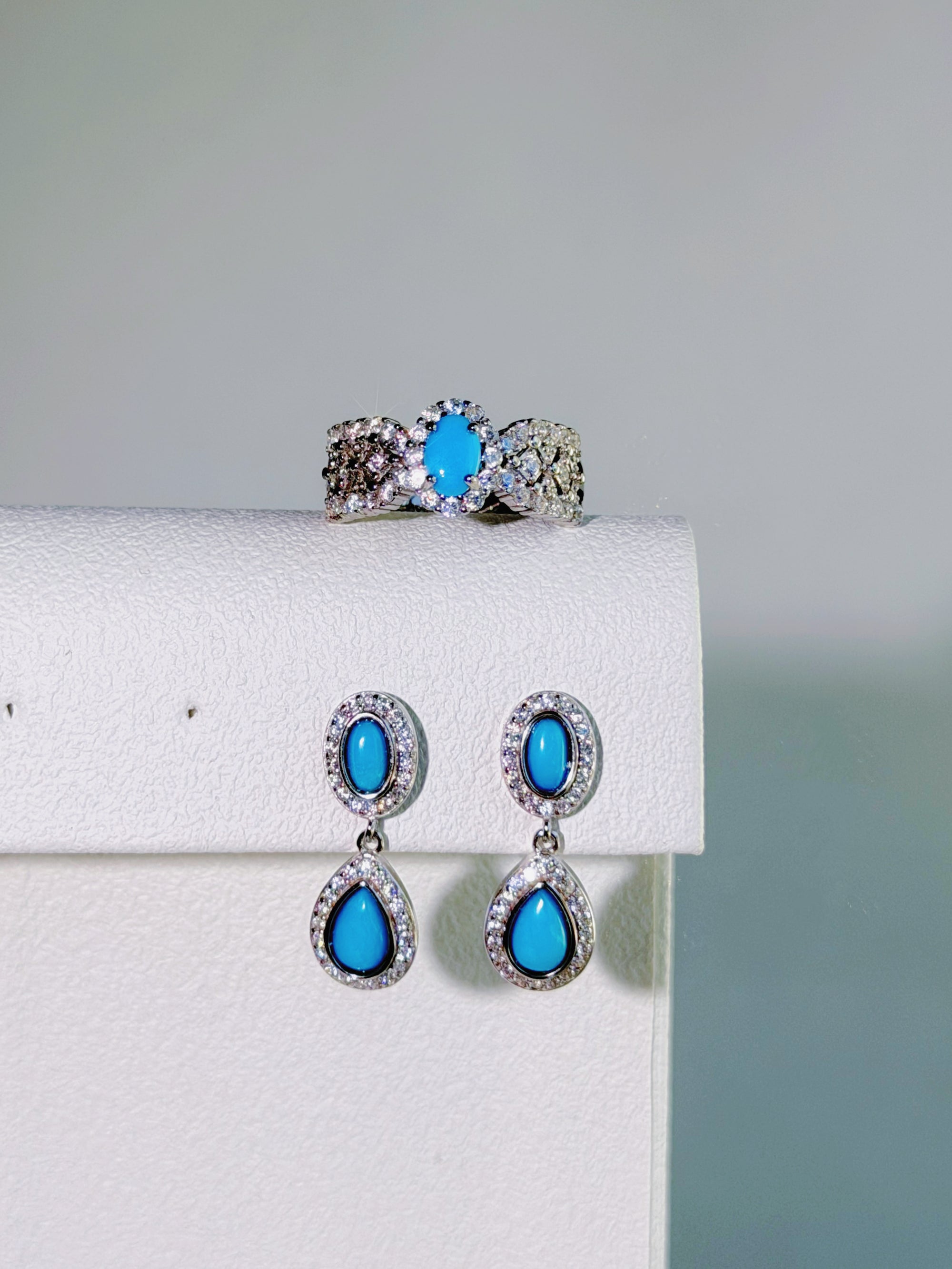 Blue Reverie Turquoise Drop Earrings