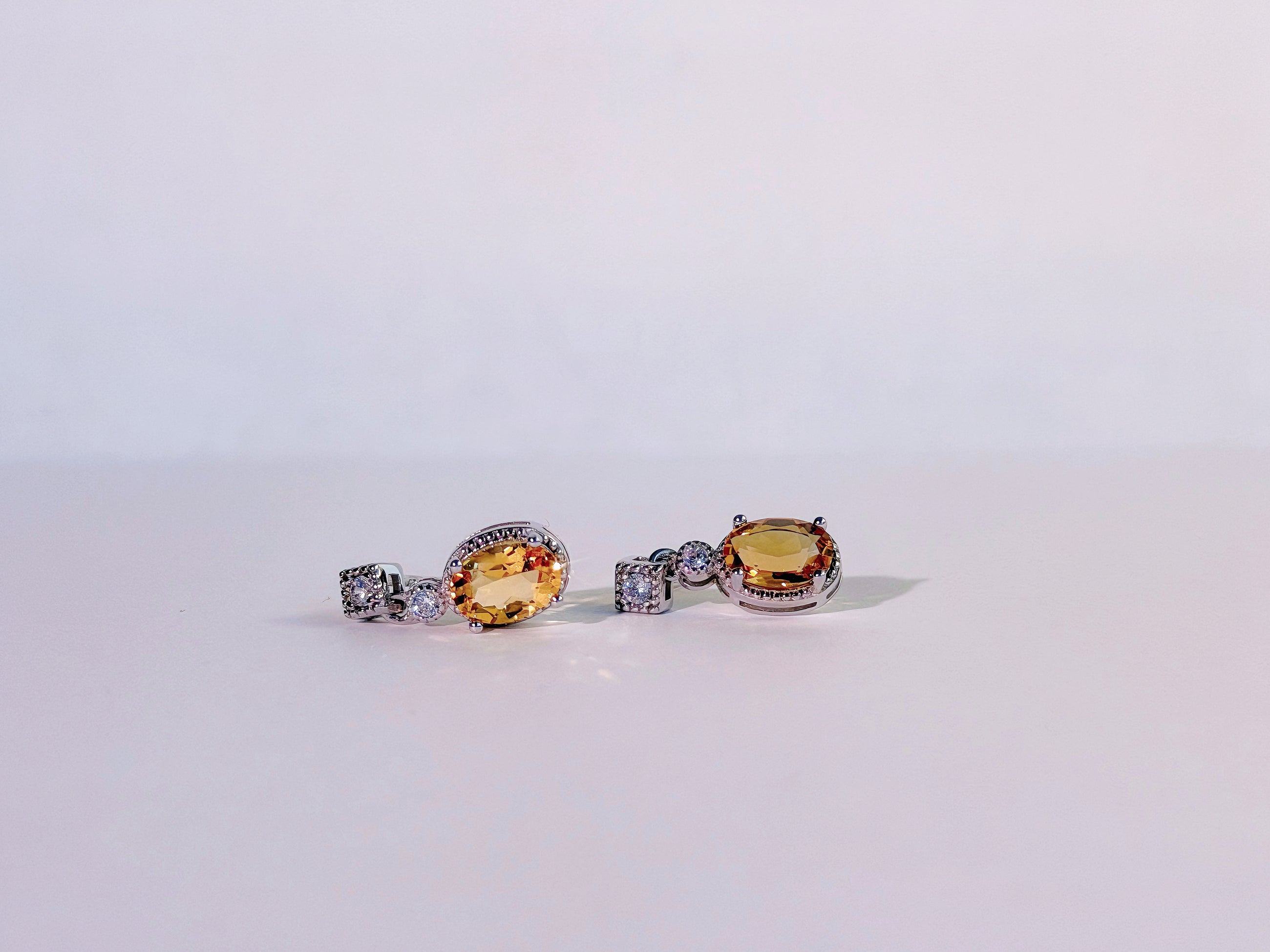Solara Citrine Drop Earrings