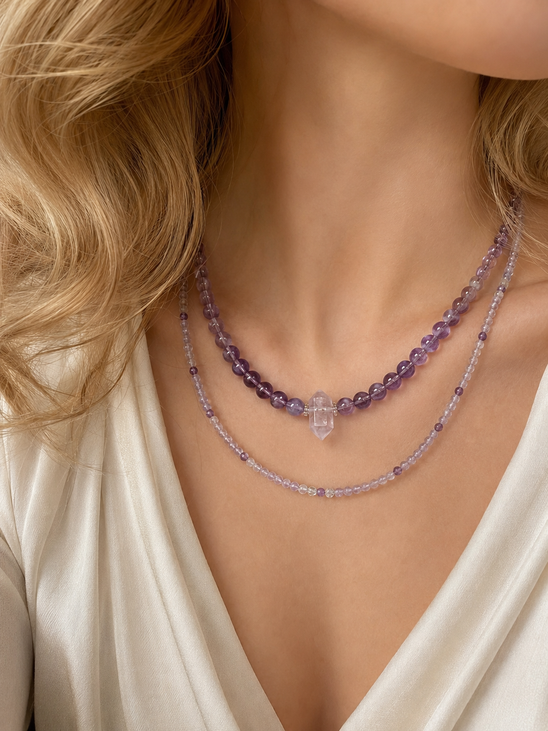 Violet Reverie Amethyst Necklace