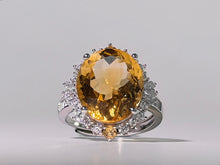 Golden Solstice Citrine Ring