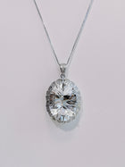 Starlume Clear Quartz Pendant Necklace