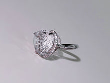 Heartfire Clear Quartz Ring