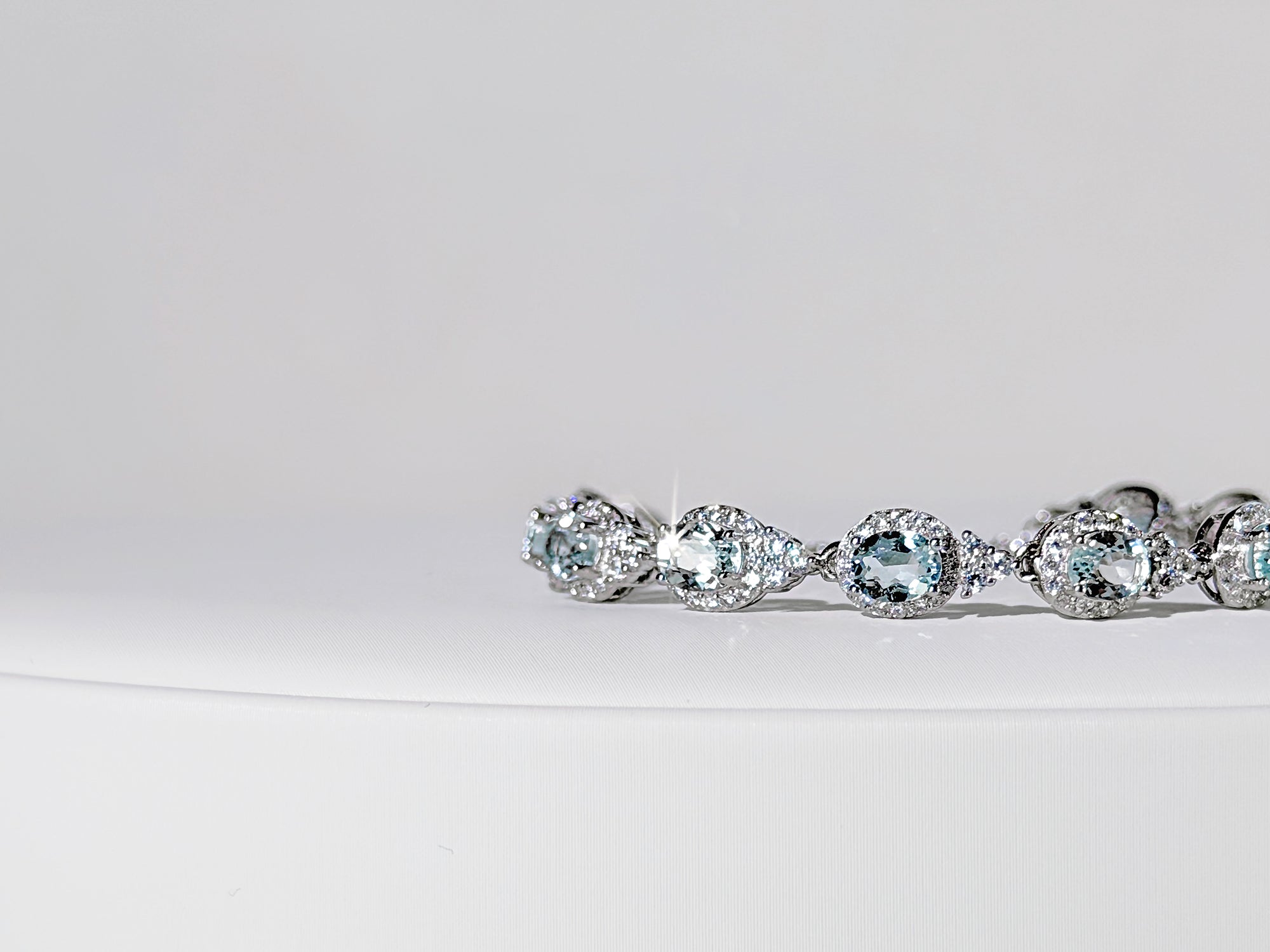 Celestine Aquamarine Bracelet