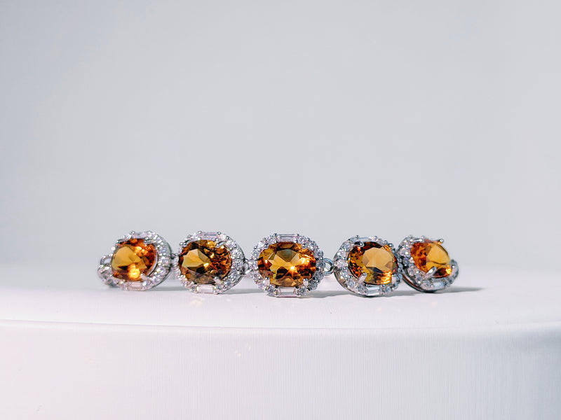 Golden Ember Citrine Bracelet