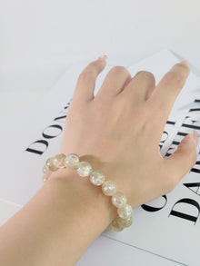 Silver Mist Mica Quartz Bracelet