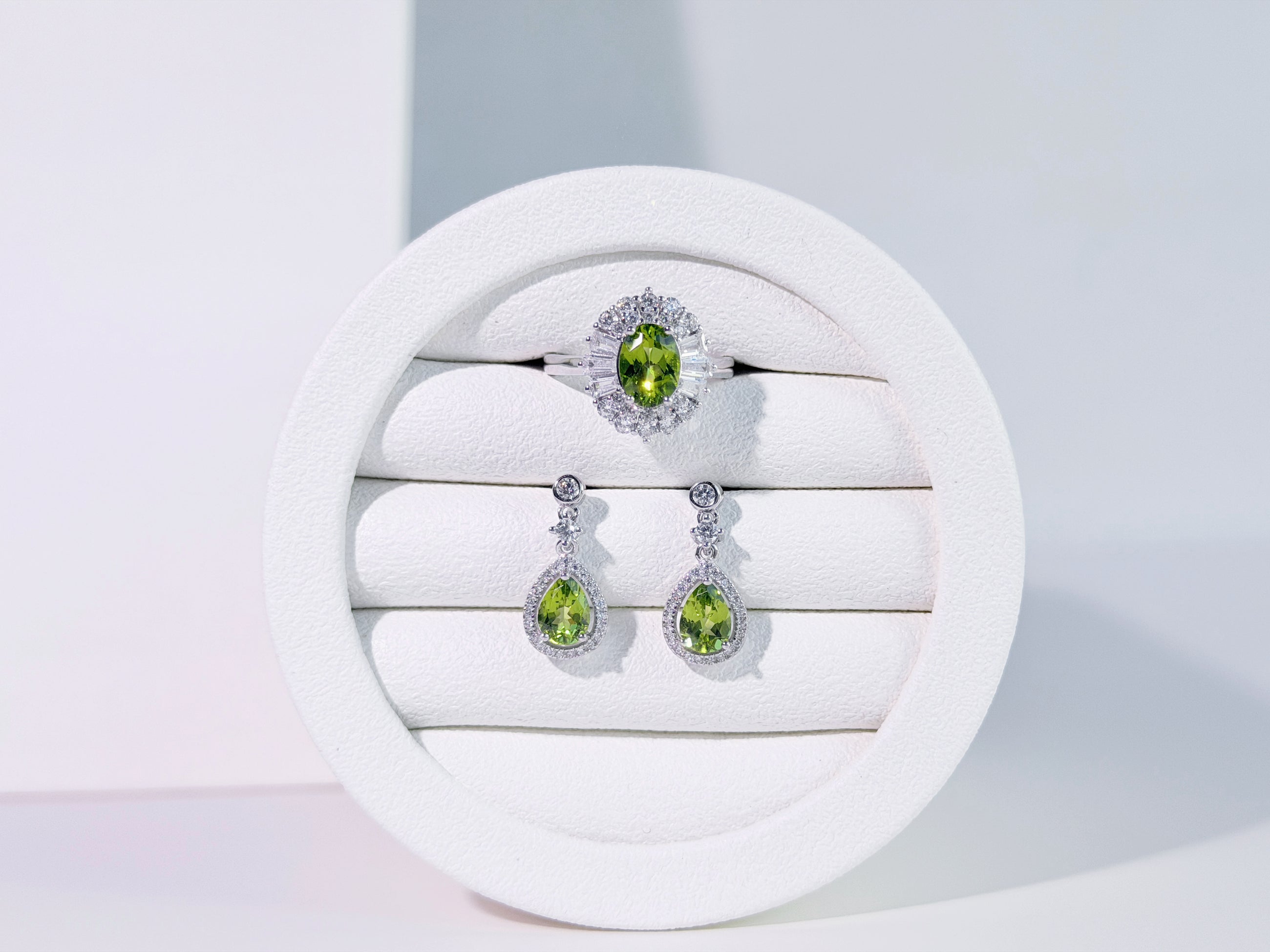 Springveil Peridot Ring