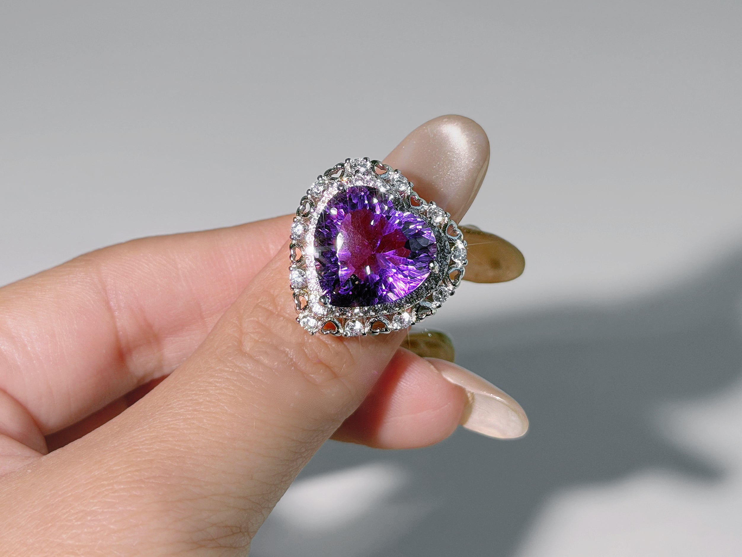 Violet Oath Amethyst Ring