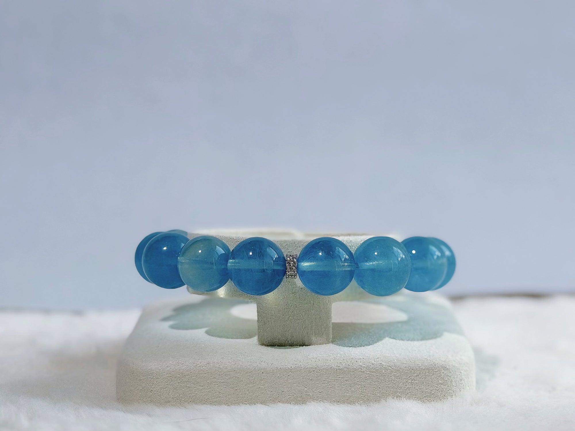 Aether Blue Aquamarine Bracelet