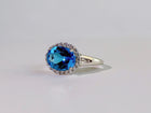 Blue Riviera Swiss Blue Topaz Ring