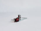 Crimson Meridian Garnet Stud Earrings