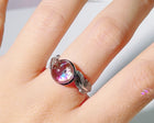 Lemurian Rainbow Quartz Ring