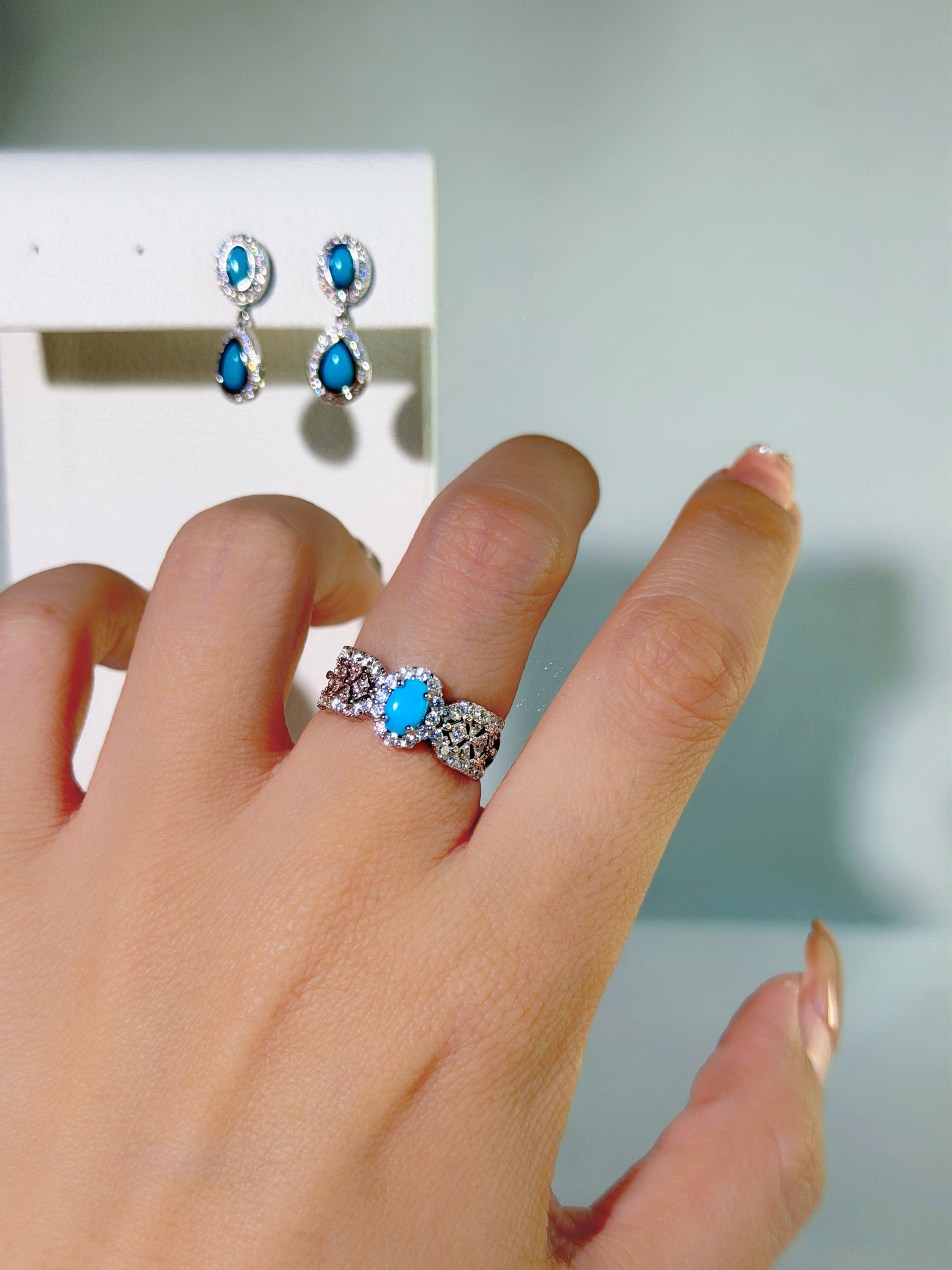 Blue Reverie Turquoise Ring